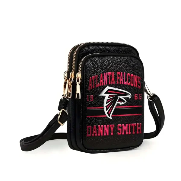 Atlanta Falcons Women's Leather Crossbody Bag S9CBB149 - Image 2
