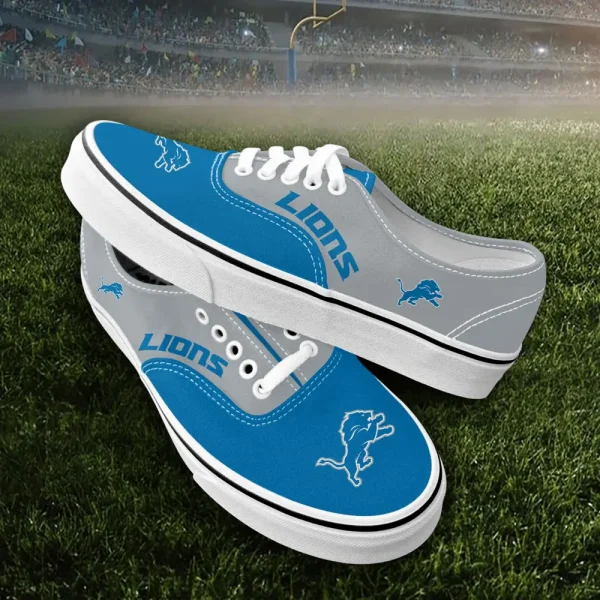Detroit Lions Vans Lace Shoes SPTVANLS001