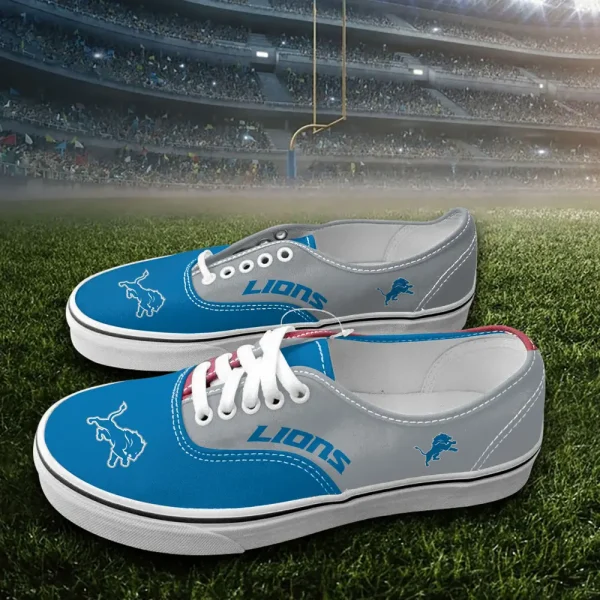 Detroit Lions Vans Lace Shoes SPTVANLS001 - Image 2