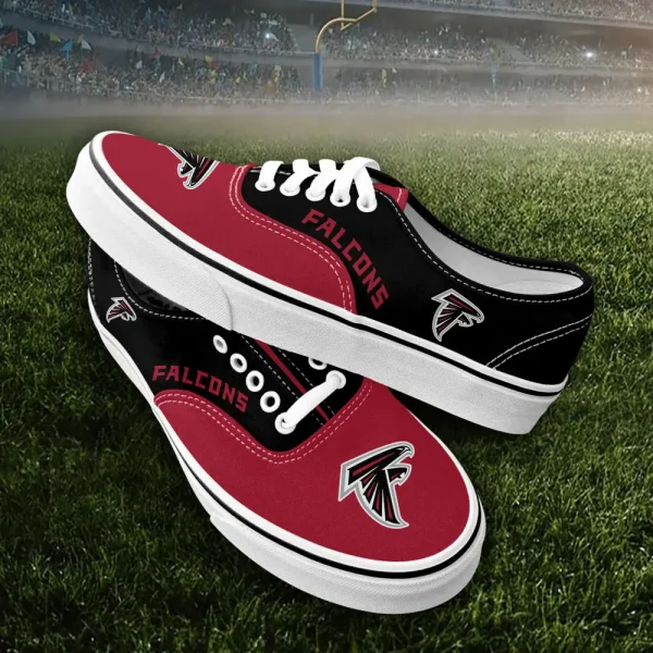 Atlanta Falcons Vans Lace Shoes SPTVANLS004