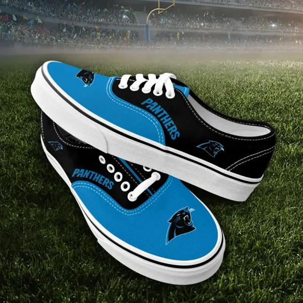 Carolina Panthers Vans Lace Shoes SPTVANLS006
