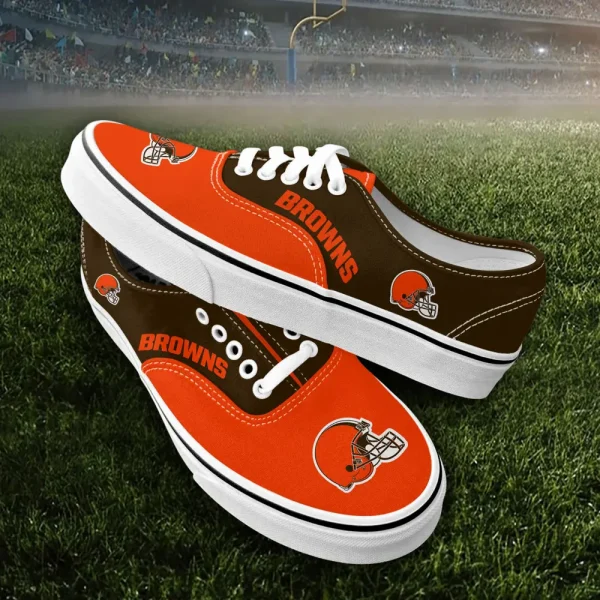 Cleveland Browns Vans Lace Shoes SPTVANLS009