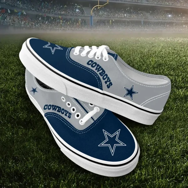 Dallas Cowboys Vans Lace Shoes SPTVANLS010