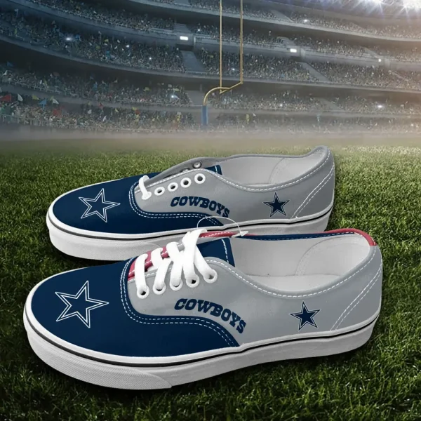 Dallas Cowboys Vans Lace Shoes SPTVANLS010 - Image 3