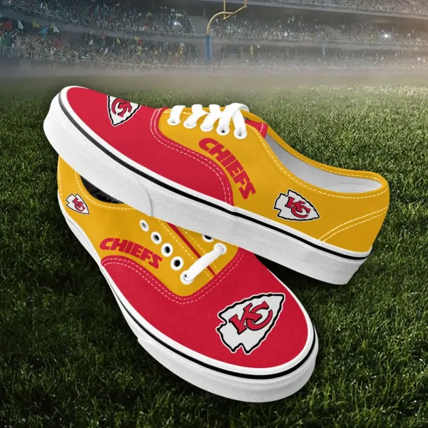 Kansas City Chiefs Vans Lace Shoes SPTVANLS016