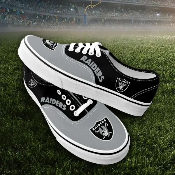 Las Vegas Raiders Vans Lace Shoes SPTVANLS017
