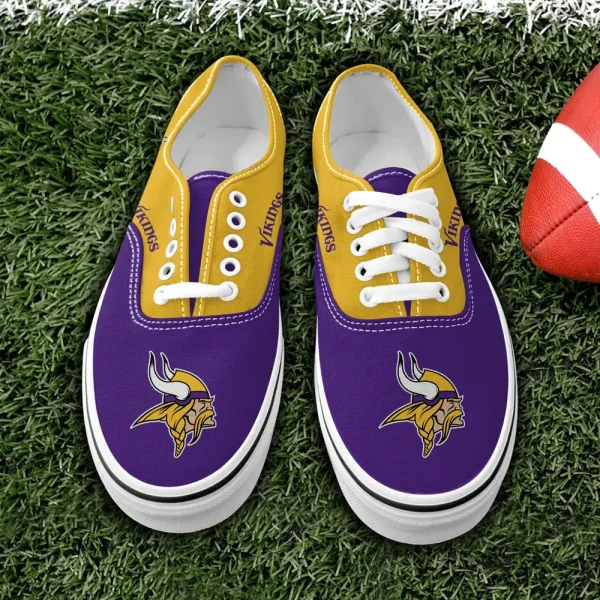 Minnesota Vikings Vans Lace Shoes SPTVANLS021 - Image 3