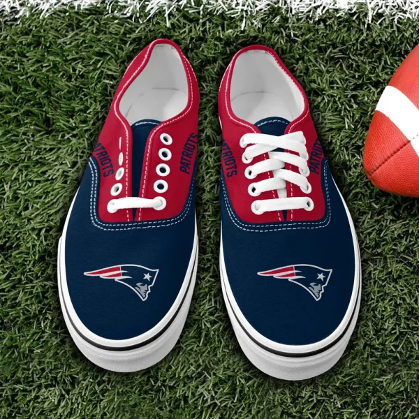 New England Patriots Vans Lace Shoes SPTVANLS022 - Image 3