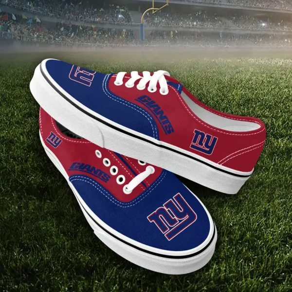 New York Giants Vans Lace Shoes SPTVANLS025