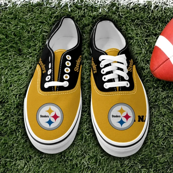 Pittsburgh Steelers Vans Lace Shoes SPTVANLS027 - Image 3