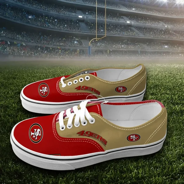 San Francisco 49ers Vans Lace Shoes SPTVANLS028 - Image 2