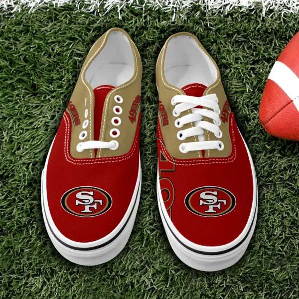 San Francisco 49ers Vans Lace Shoes SPTVANLS028 - Image 3