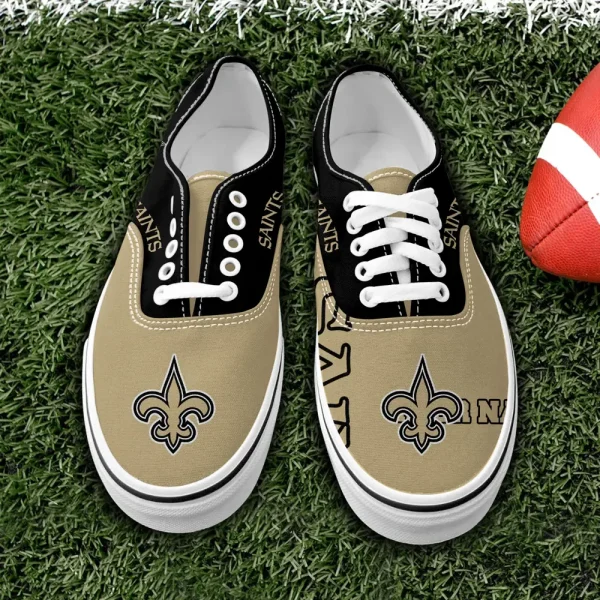 New Orleans Saints Vans Lace Shoes SPTVANLS023 - Image 2