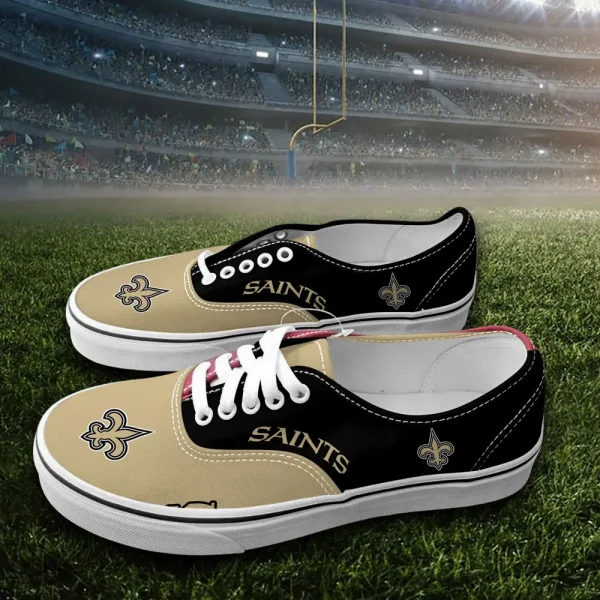 New Orleans Saints Vans Lace Shoes SPTVANLS023 - Image 3