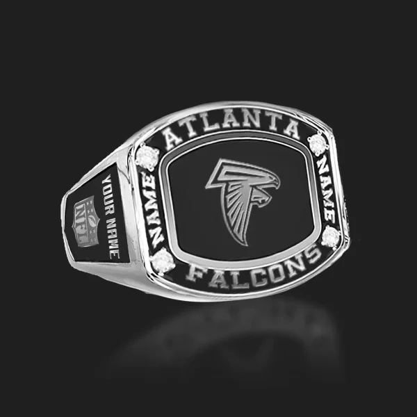 Atlanta Falcons Ring High Quality 925 Sterling Silver | 18K Gold | 18K Rose Gold SPT925RING002 - Image 2