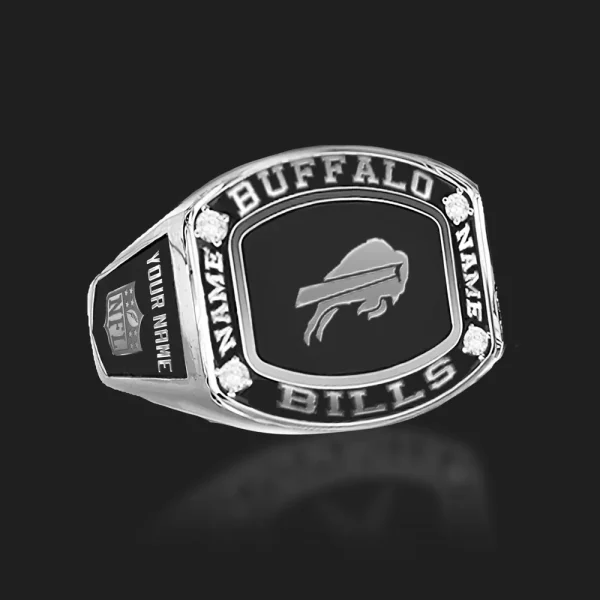 Buffalo Bills Ring High Quality 925 Sterling Silver | 18K Gold | 18K Rose Gold SPT925RING004 - Image 2