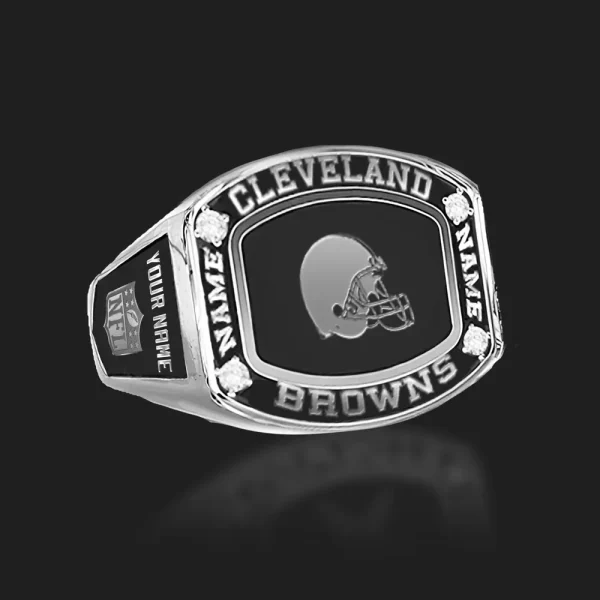 Cleveland Browns Ring High Quality 925 Sterling Silver | 18K Gold | 18K Rose Gold SPT925RING008 - Image 2