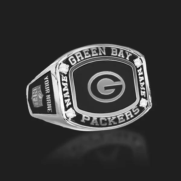 Green Bay Packers Ring High Quality 925 Sterling Silver | 18K Gold | 18K Rose Gold SPT925RING012 - Image 2