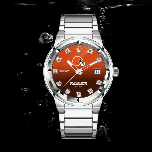 Cleveland Browns VITWATI256 Stainless Steel Watches