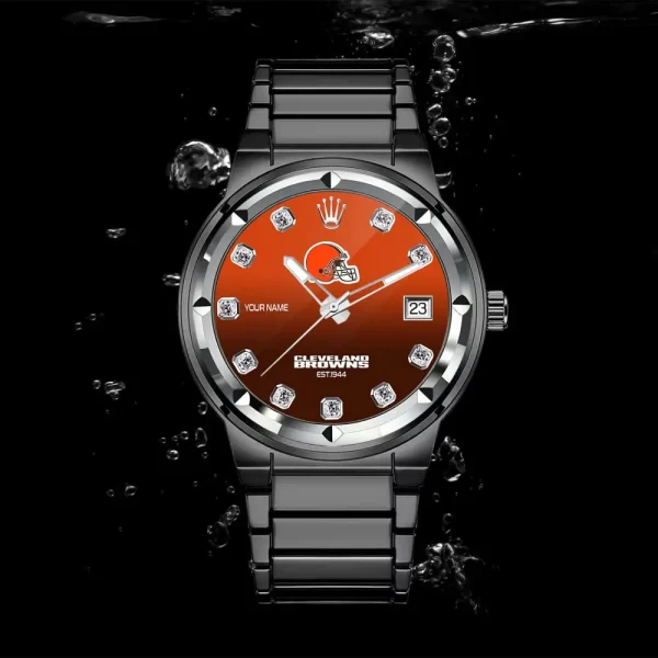 Cleveland Browns VITWATI256 Stainless Steel Watches - Image 2