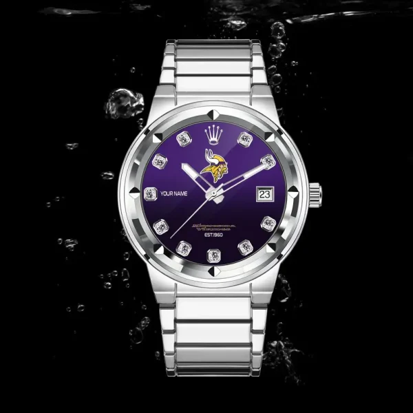 Minnesota Vikings VITWATI269 Stainless Steel Watches