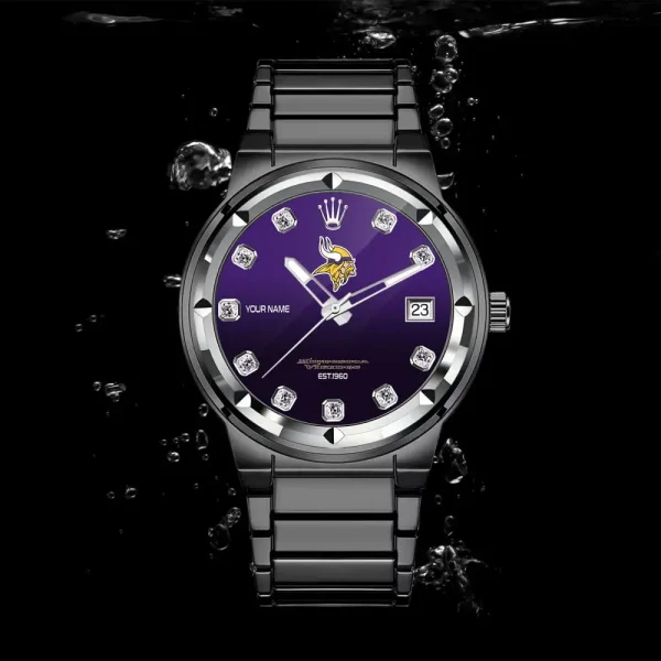 Minnesota Vikings VITWATI269 Stainless Steel Watches - Image 2