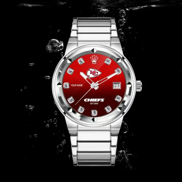 Kansas City Chiefs VITWATI264 Stainless Steel Watches