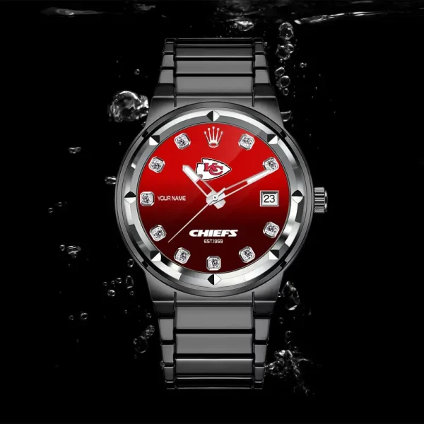 Kansas City Chiefs VITWATI264 Stainless Steel Watches - Image 2