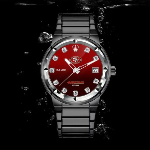 San Francisco 49ers VITWATI276 Stainless Steel Watches - Image 2