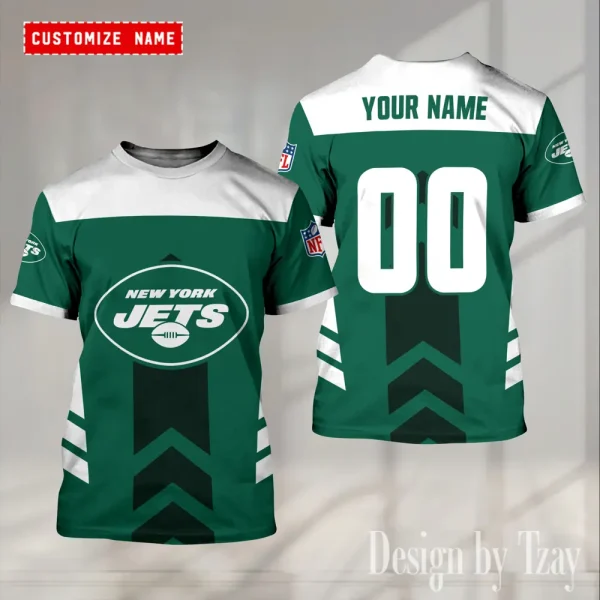 New York Jets Summer Fashion Casual T-Shirt Gift For Sport Fans AZTS1011