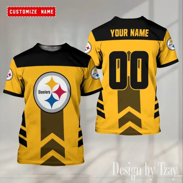 Pittsburgh Steelers Summer Fashion Casual T-Shirt Gift For Sport Fans AZTS1013