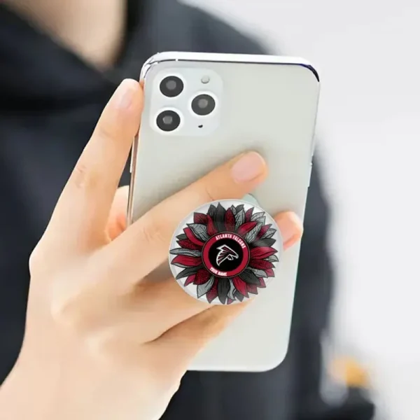 Atlanta Falcons Flowers Flip Grip Phone Holder Gift For Fans