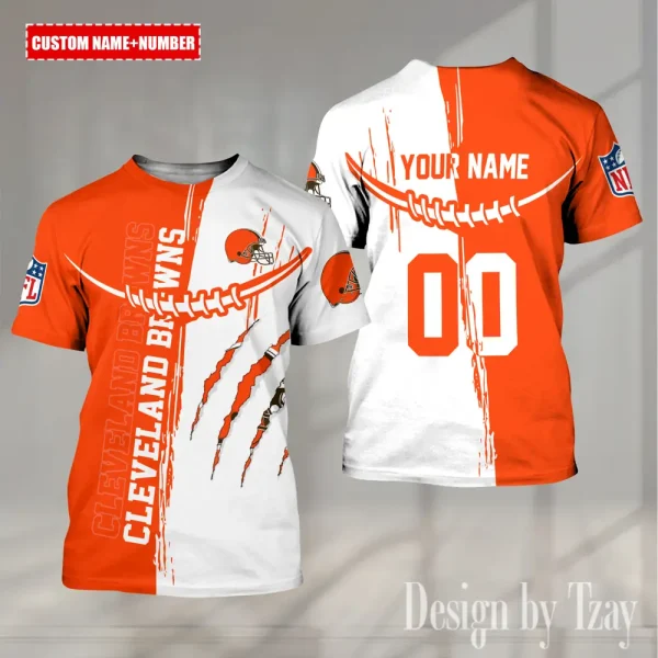 Cleveland Browns Summer Fashion Casual T-Shirt Gift For Sport Fans AZTS1026