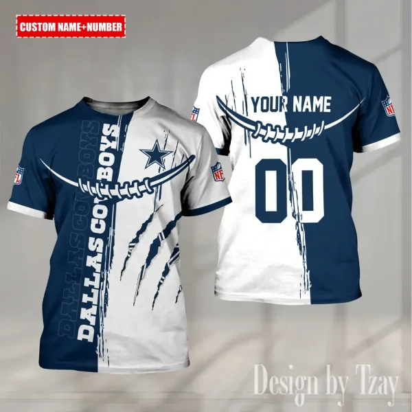 Dallas Cowboys Summer Fashion Casual T-Shirt Gift For Sport Fans AZTS1027