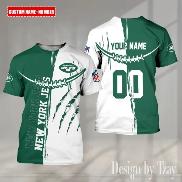 New York Jets Summer Fashion Casual T-Shirt Gift For Sport Fans AZTS1043