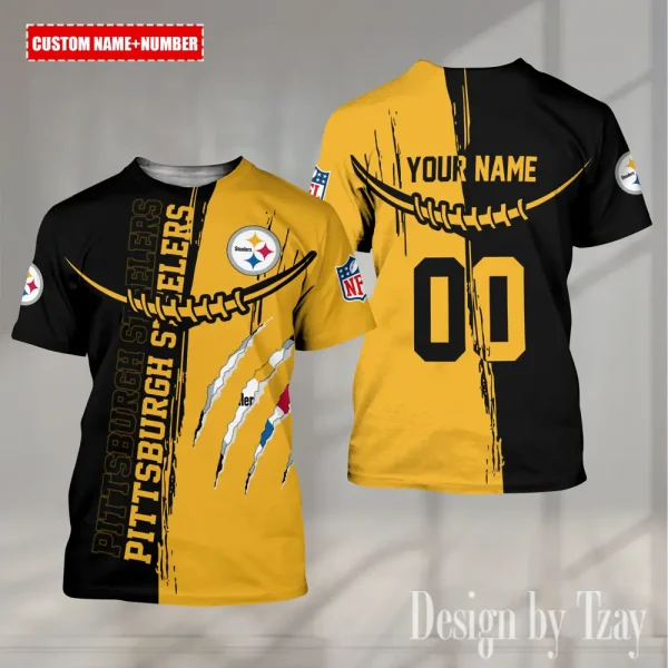 Pittsburgh Steelers Summer Fashion Casual T-Shirt Gift For Sport Fans AZTS1045