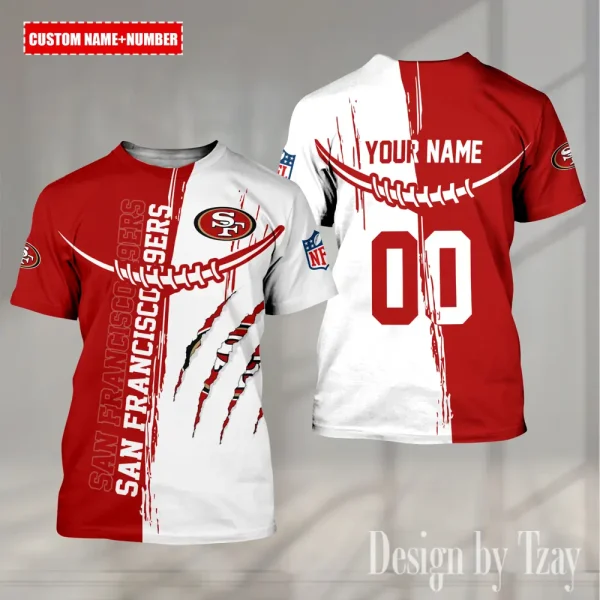San Francisco 49ers Summer Fashion Casual T-Shirt Gift For Sport Fans AZTS1046