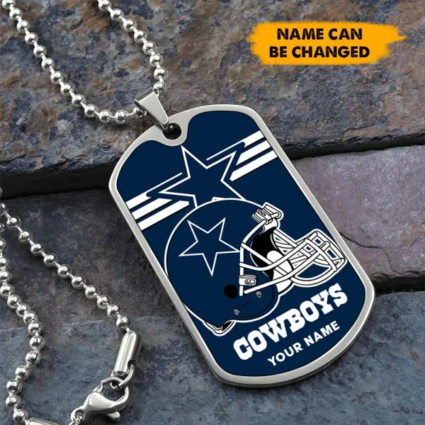 Dallas Cowboys New Dog Tag Necklace SPTDOGTNL004