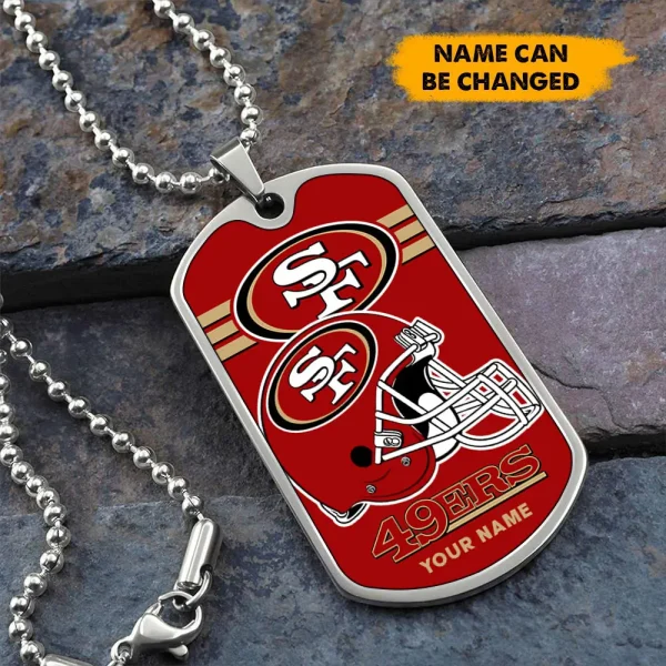San Francisco 49ers New Dog Tag Necklace SPTDOGTNL006