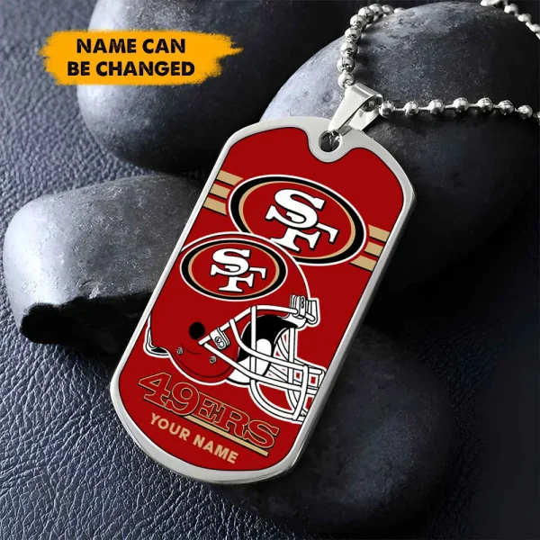 San Francisco 49ers New Dog Tag Necklace SPTDOGTNL006 - Image 2