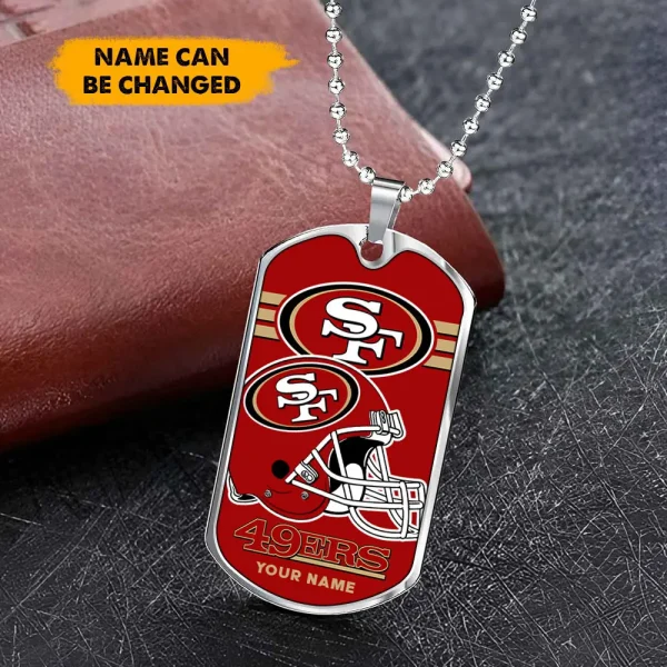 San Francisco 49ers New Dog Tag Necklace SPTDOGTNL006 - Image 3