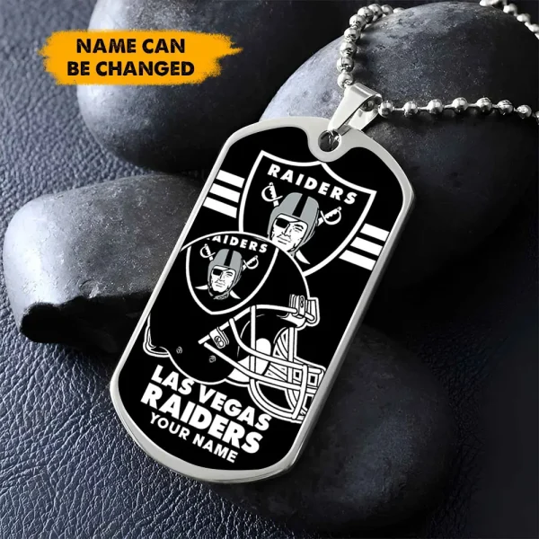Las Vegas Raiders New Dog Tag Necklace SPTDOGTNL008 - Image 2