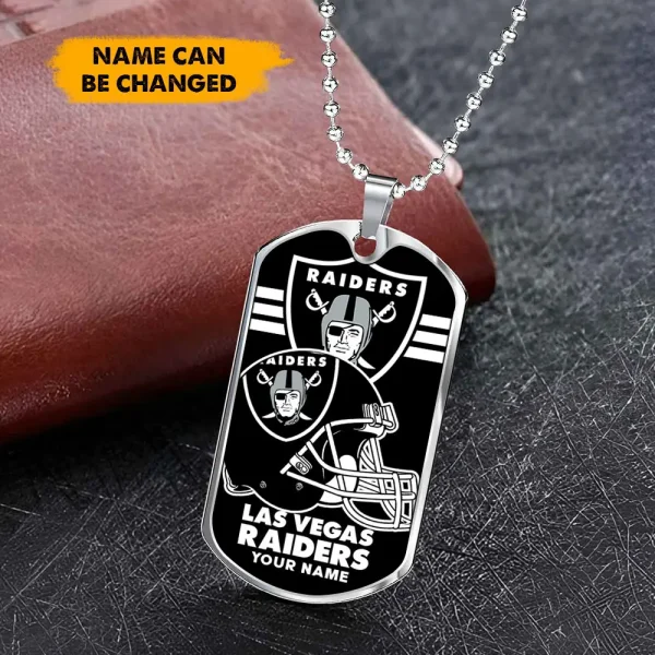 Las Vegas Raiders New Dog Tag Necklace SPTDOGTNL008 - Image 3