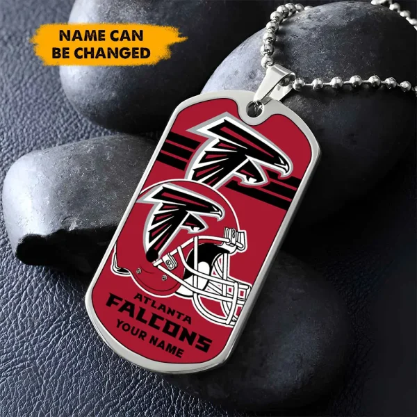 Atlanta Falcons New Dog Tag Necklace SPTDOGTNL013 - Image 2