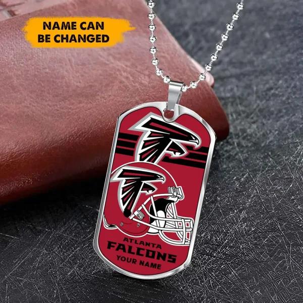Atlanta Falcons New Dog Tag Necklace SPTDOGTNL013 - Image 3