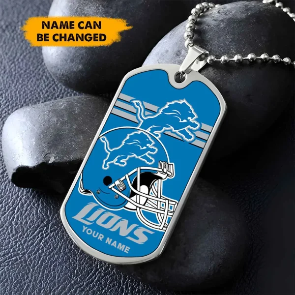 Detroit Lions New Dog Tag Necklace SPTDOGTNL016 - Image 2