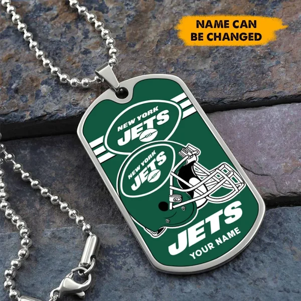 New York Jets New Dog Tag Necklace SPTDOGTNL019