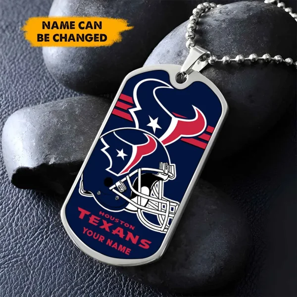 Houston Texans New Dog Tag Necklace SPTDOGTNL021 - Image 2