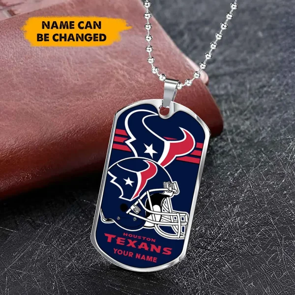 Houston Texans New Dog Tag Necklace SPTDOGTNL021 - Image 3