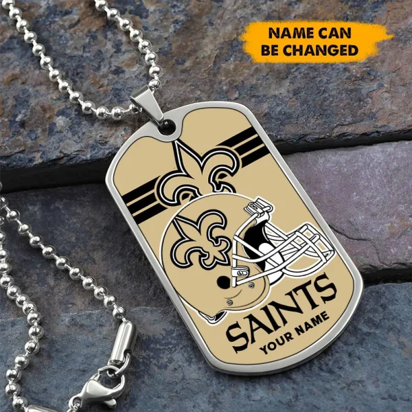New Orleans Saints New Dog Tag Necklace SPTDOGTNL023